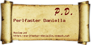 Perlfaster Daniella névjegykártya